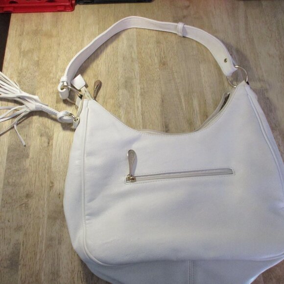 🎨 Artistic White Shoulder Bag – Manocchio Brand - Picture 6 of 7